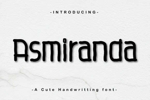 Asmiranda Font: A Fluid Script for Creative Projects