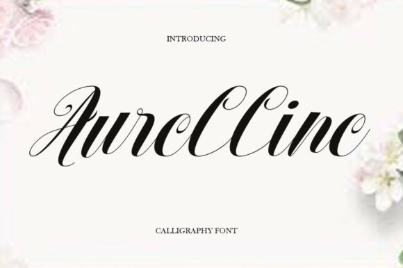 Aurelline Font: A Modern Calligraphy Typeface