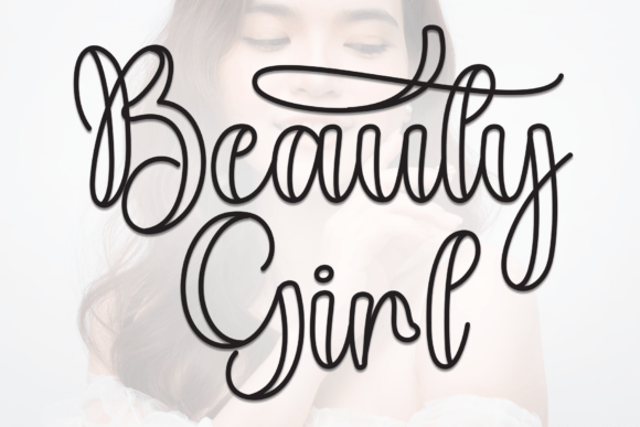 Beauty Girl Font: Elegance for Your Creative Projects