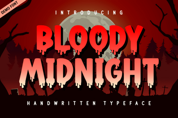 Bloody Midnight: A Chilling Typeface for Horror Design