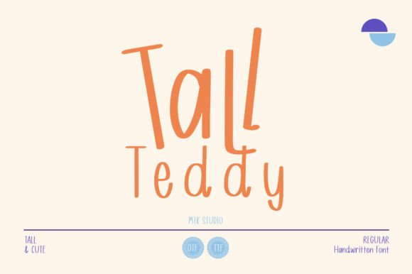 Discover the Adorable Charm of Tall Teddy Font