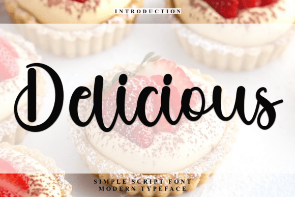 Discover the Charm of the Delicious Font