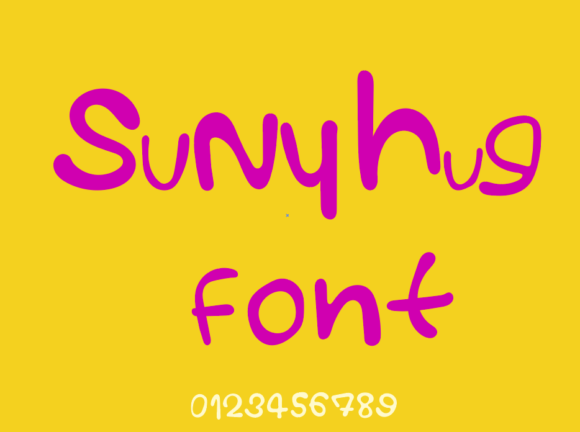 Discover the Warmth of the Suny Hug Font