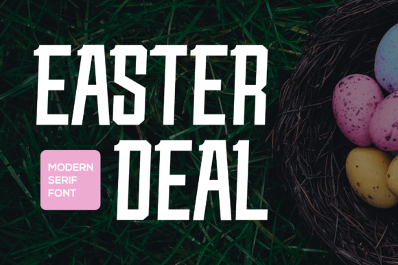 Easter Deal Font: Modern Sans Serif for Bold Design