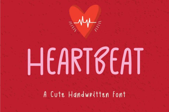Heart Beat Font: A Sweet and Friendly Handwritten Typeface