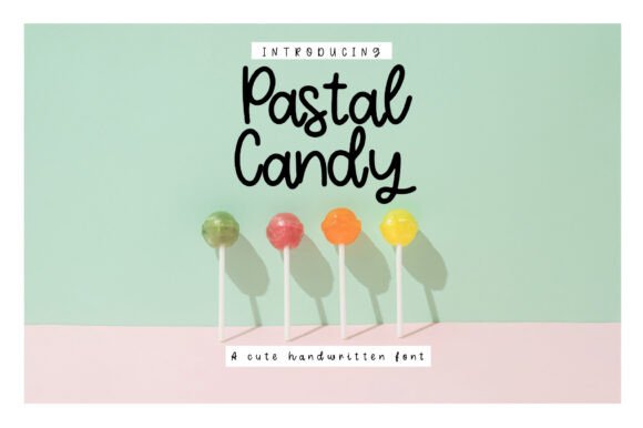 Pastal Candy Font: A Sweet Script for Creative Projects