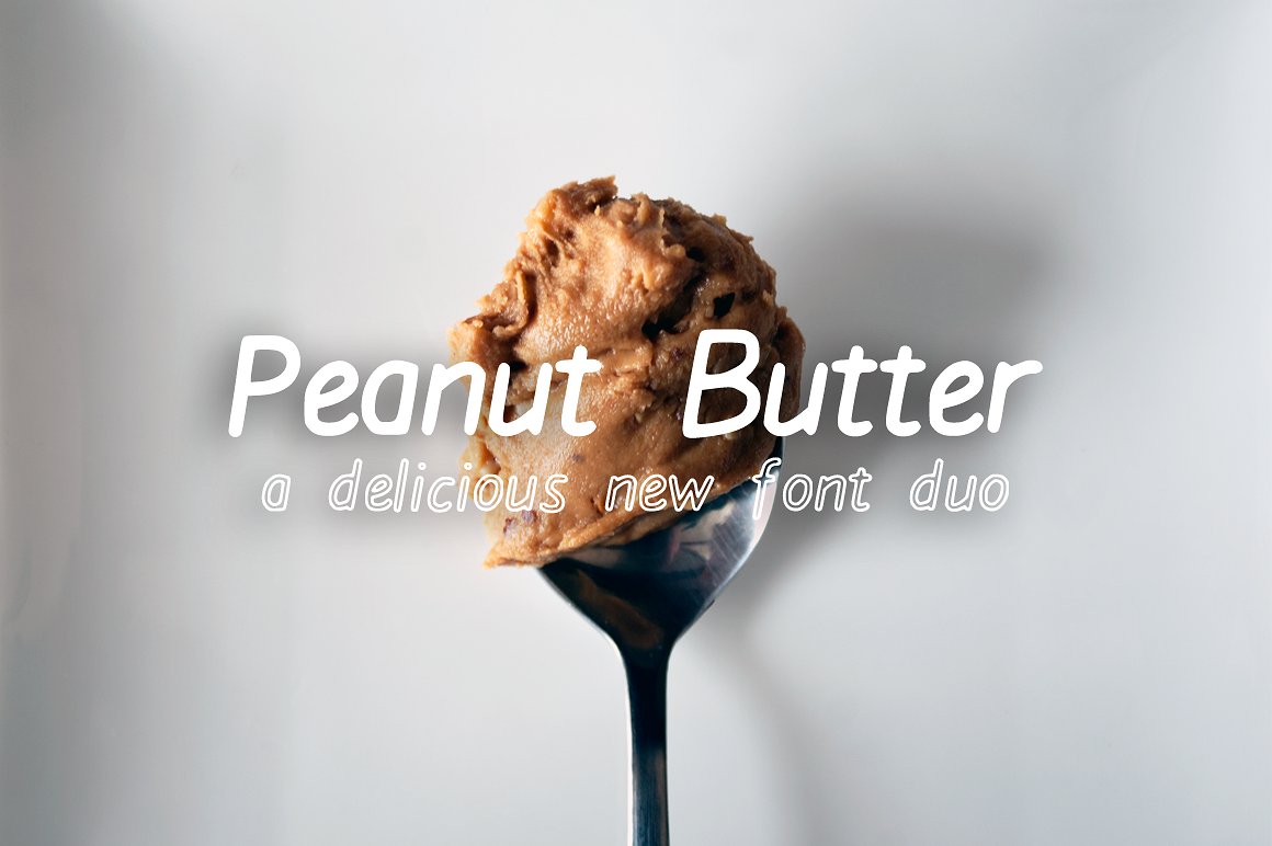 Peanut Butter Font Duo: A Deliciously Creative Typeface
