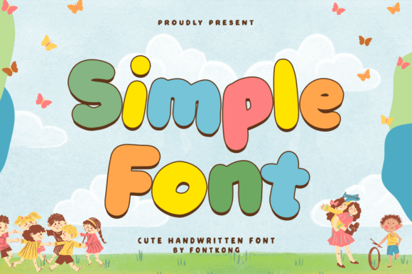Simple Font: A Playful Typeface for Kids and Creatives