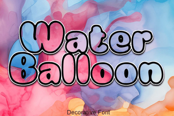 Water Balloon Font: Adding Whimsy and Joy to Your Designs