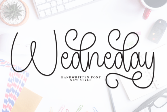 Wedneday Font: Elegant Handwritten Script for Your Designs